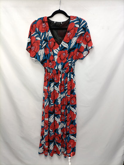 OTRAS. Vestido largo flores T.u (l)