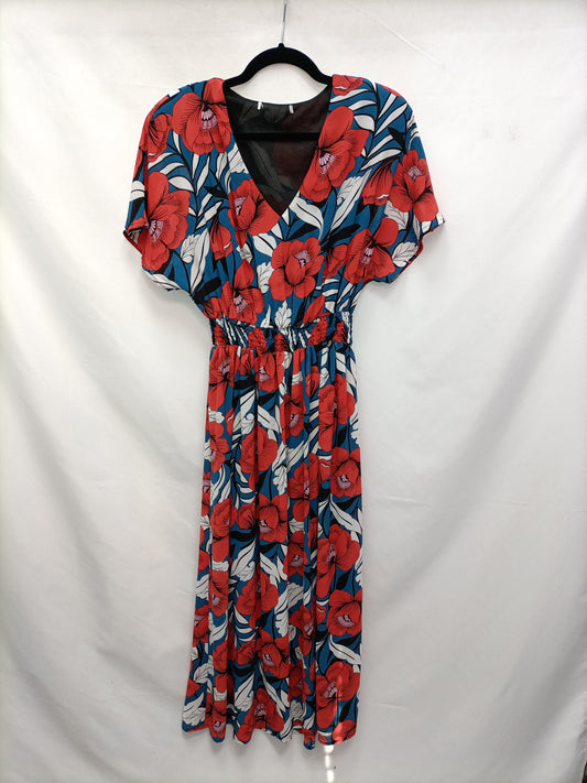 OTRAS. Vestido largo flores T.u (l)