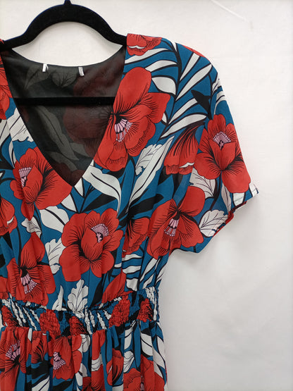 OTRAS. Vestido largo flores T.u (l)