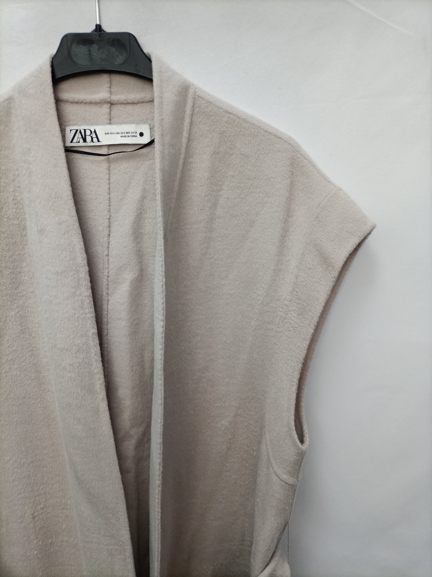 ZARA. Sleeveless cloth coat T.xs