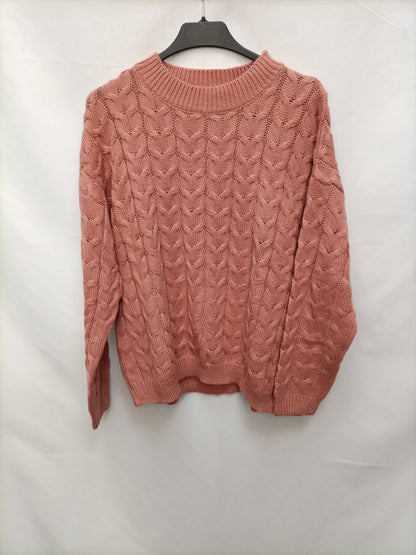 MANGO. TM cable knit sweater