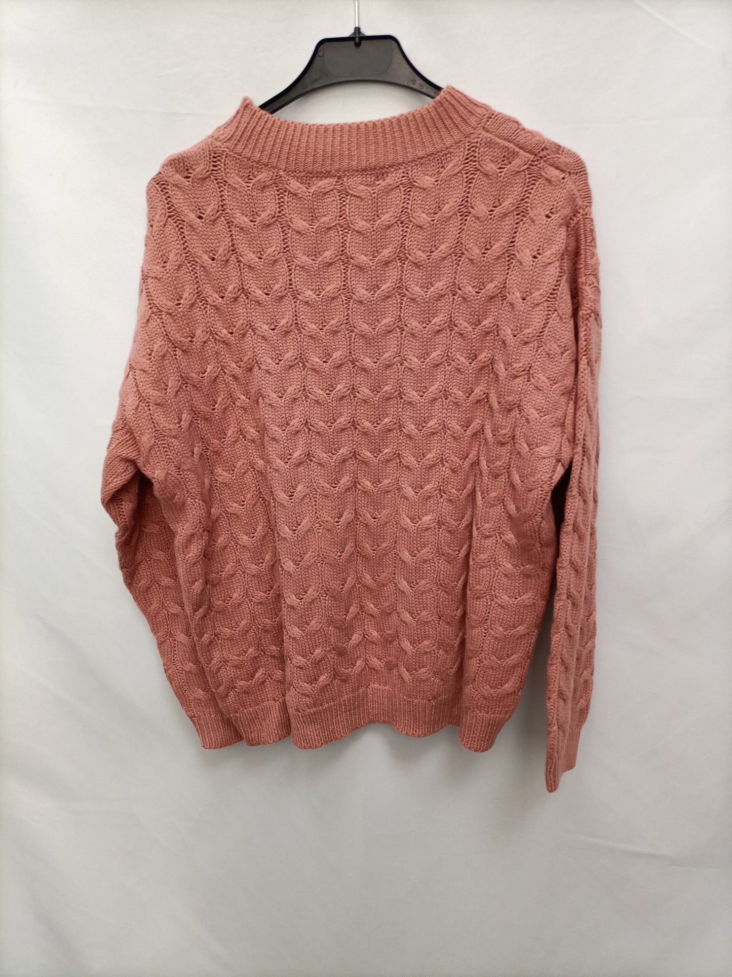 MANGO. TM cable knit sweater