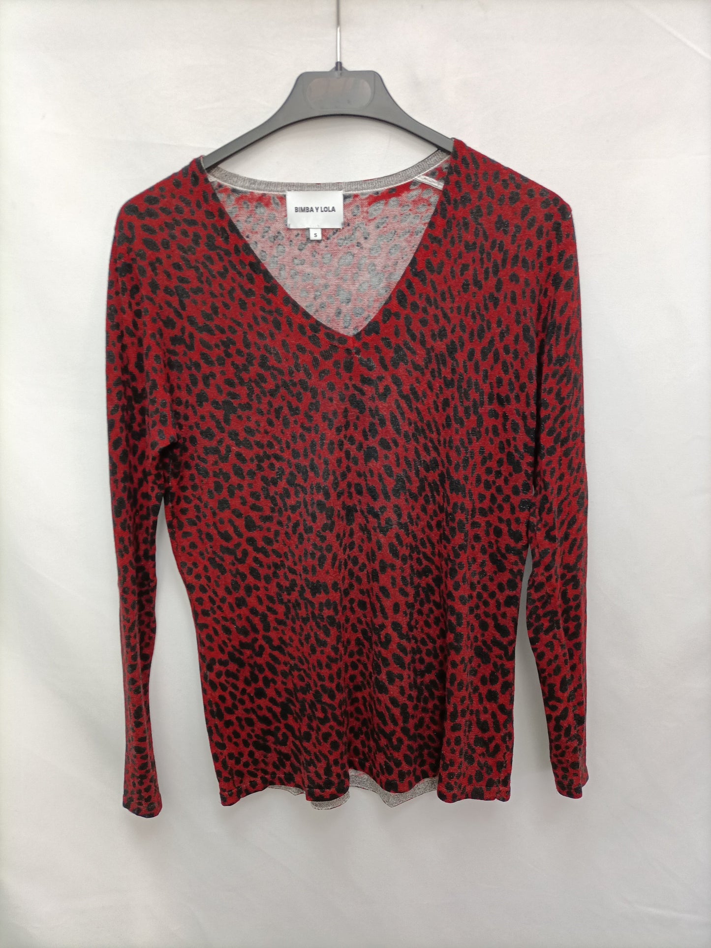 BIMBA Y LOLA. Animal print Ts sweater