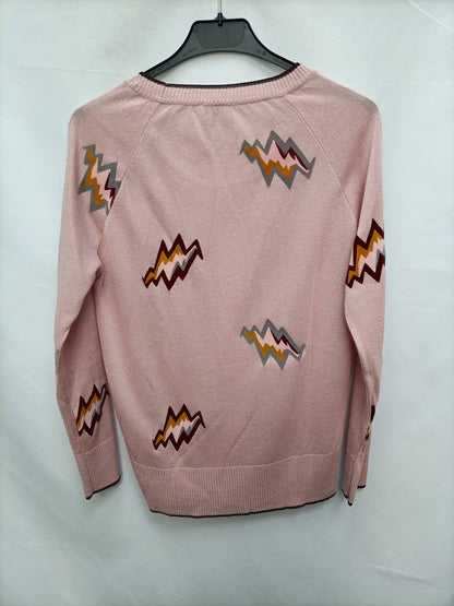 BIMBA Y LOLA. Pink T-shirt with lightning bolts