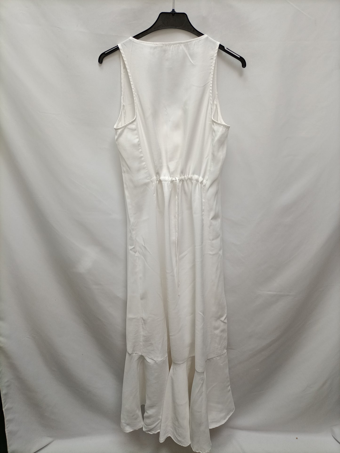 MANGO. Vestido largo blanco T.xs