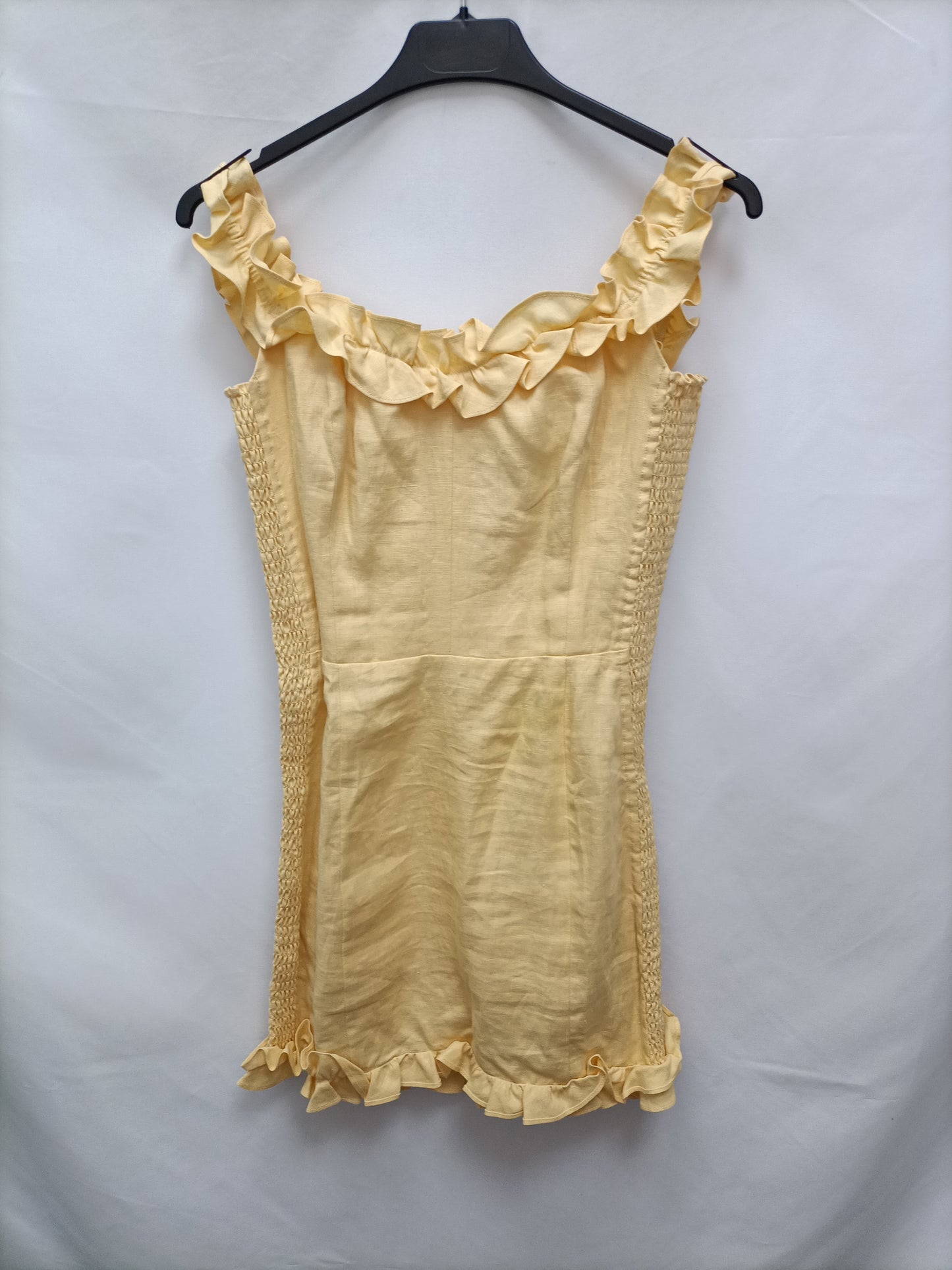 REFORMATION. Short yellow dress S.6 (s)