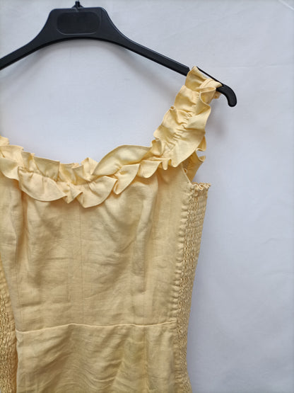 REFORMATION. Short yellow dress S.6 (s)