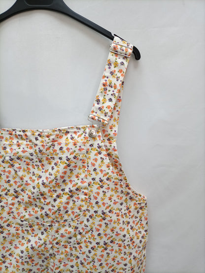 ZARA. Peto beige flores T.s