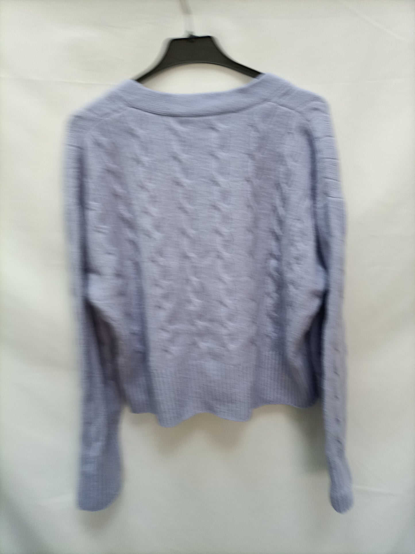 ZARA. Purple cardigan with Ts cuffs