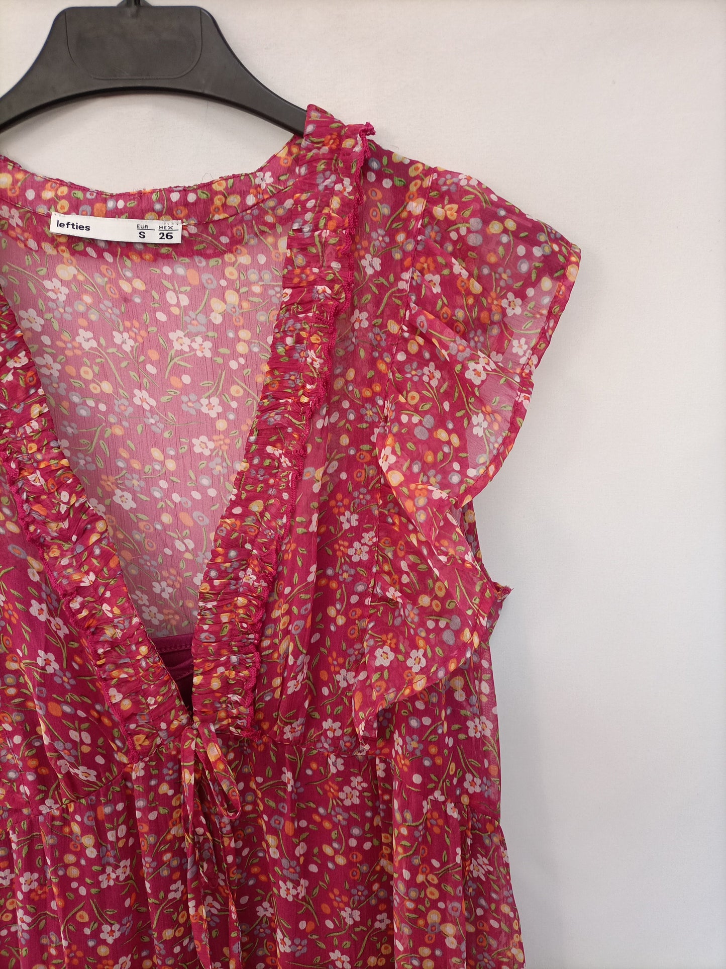 LEFTIES. Long floral dress T. s