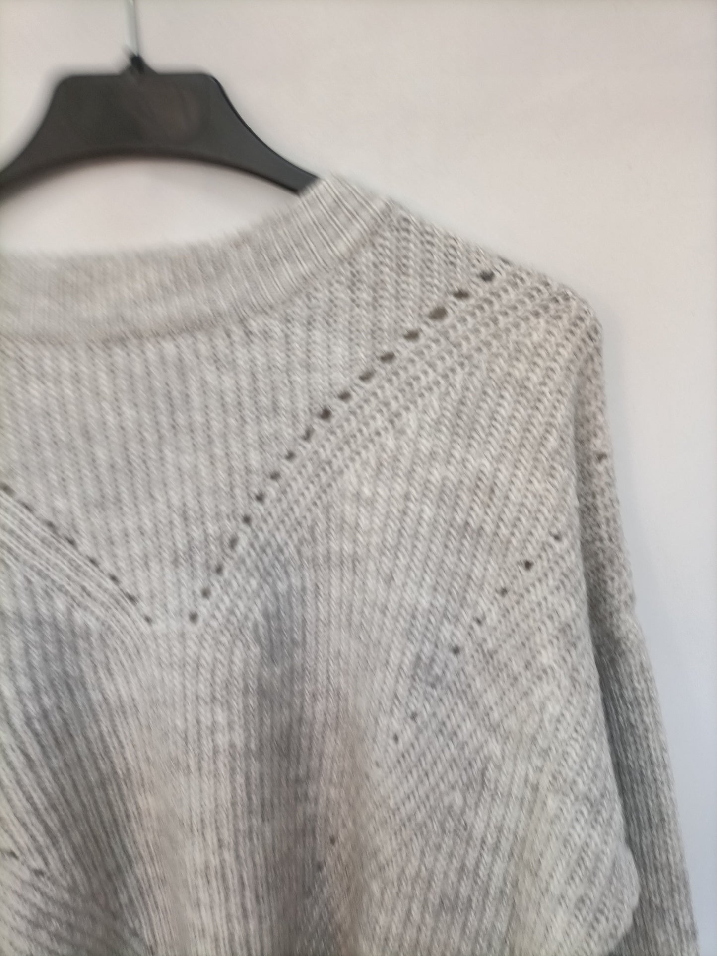 OTRAS. Jersey gris jaspeado T.u (s)