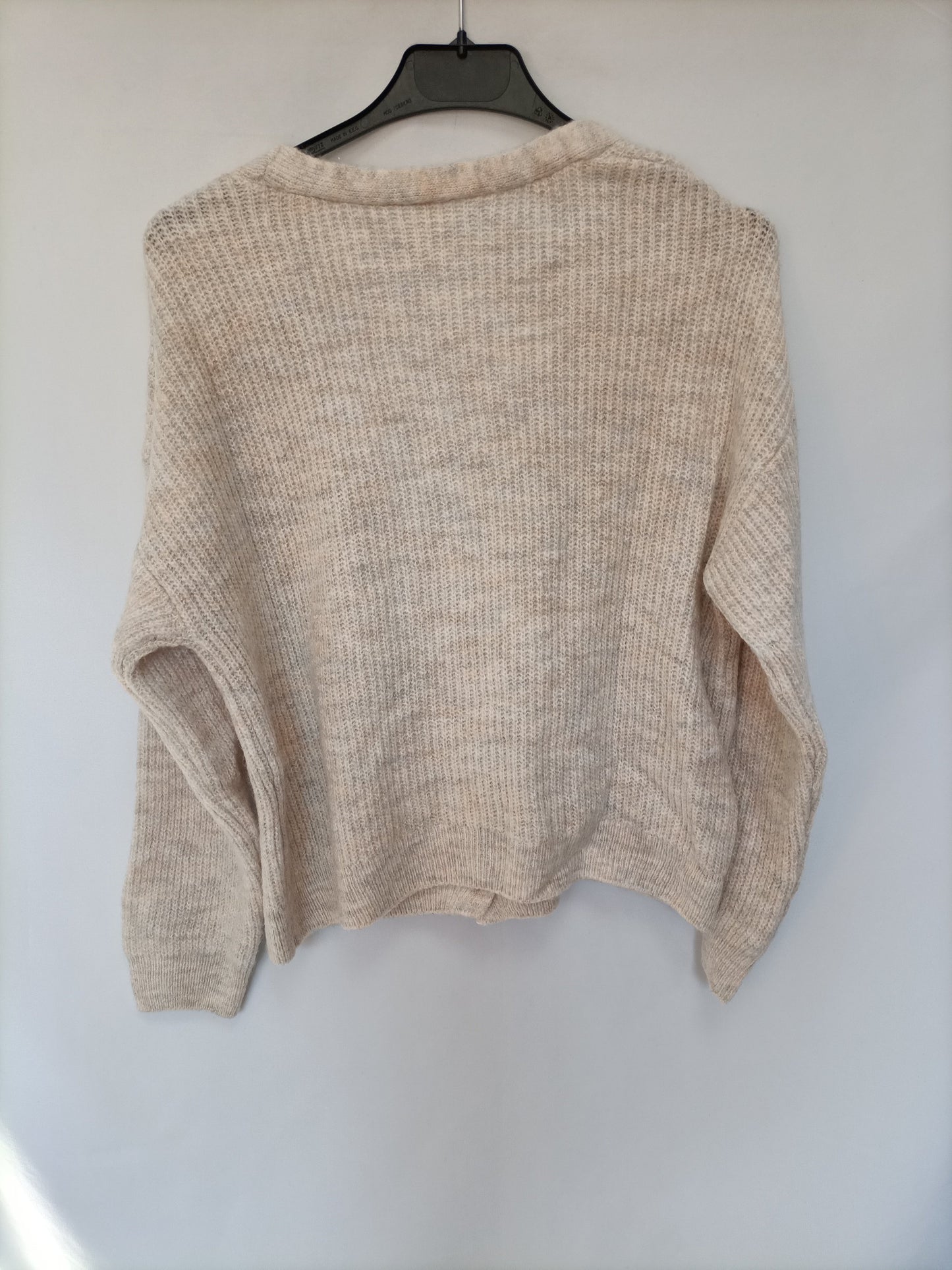 OTRAS. Jersey jaspeado beiges T.u (s)