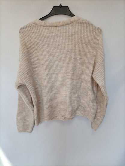 OTRAS. Jersey jaspeado beiges T.u (s)