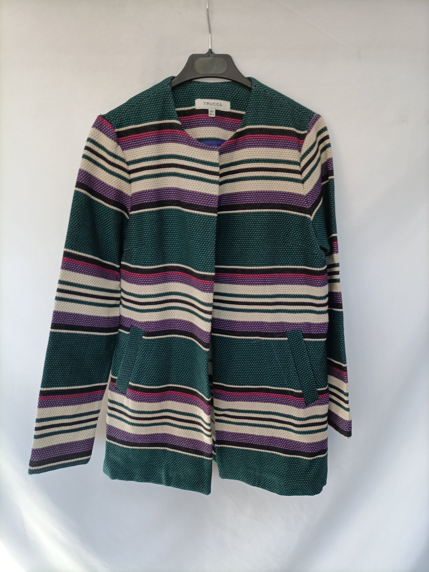 TRUCCO. Chaqueta rayas textura T.s