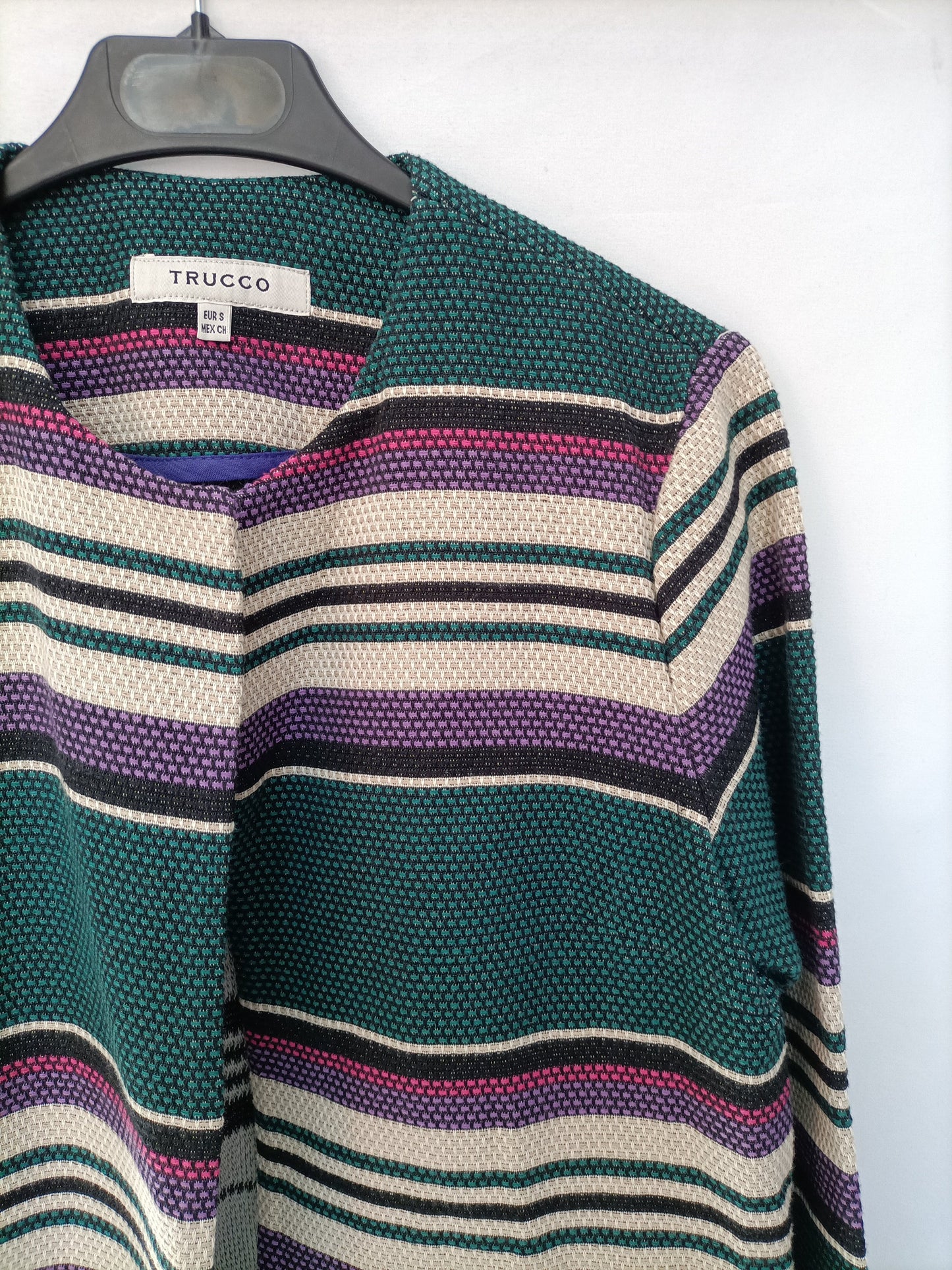 TRUCCO. Chaqueta rayas textura T.s