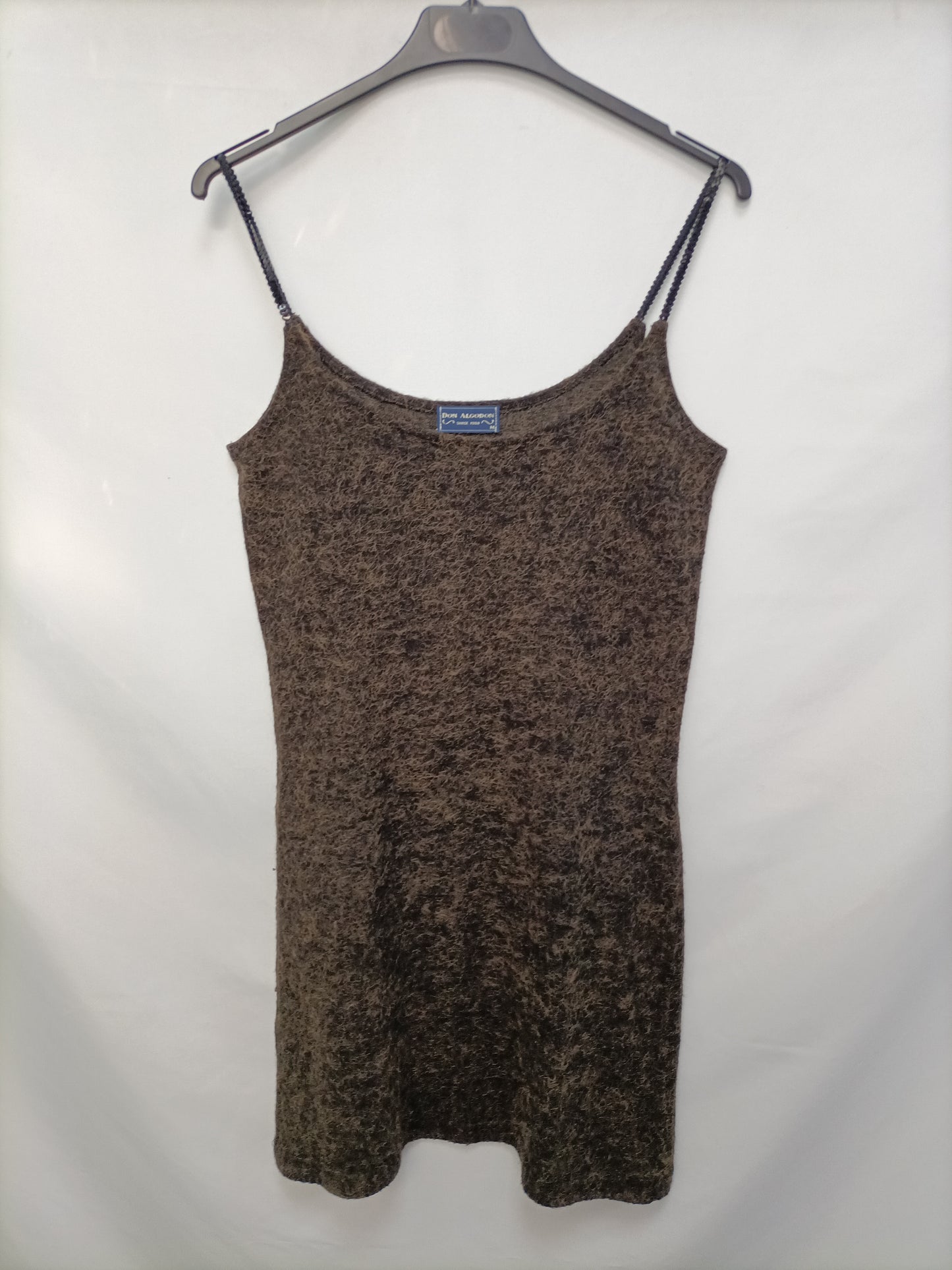 MarketDON ALGODÓN. Vestido punto verde T.m