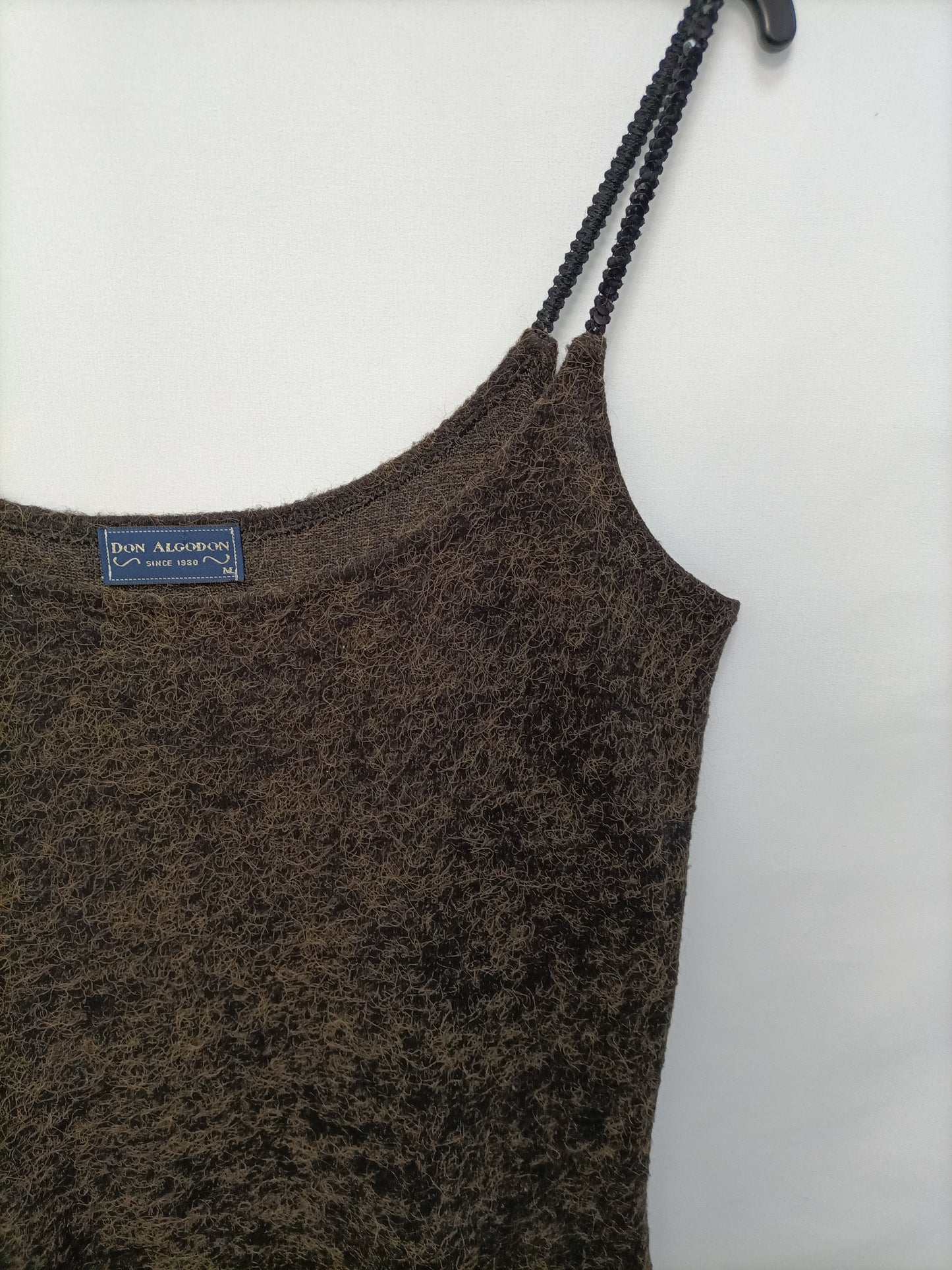 MarketDON ALGODÓN. Vestido punto verde T.m