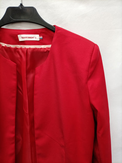 HIPOCAMPE. Chaqueta roja corita T.36