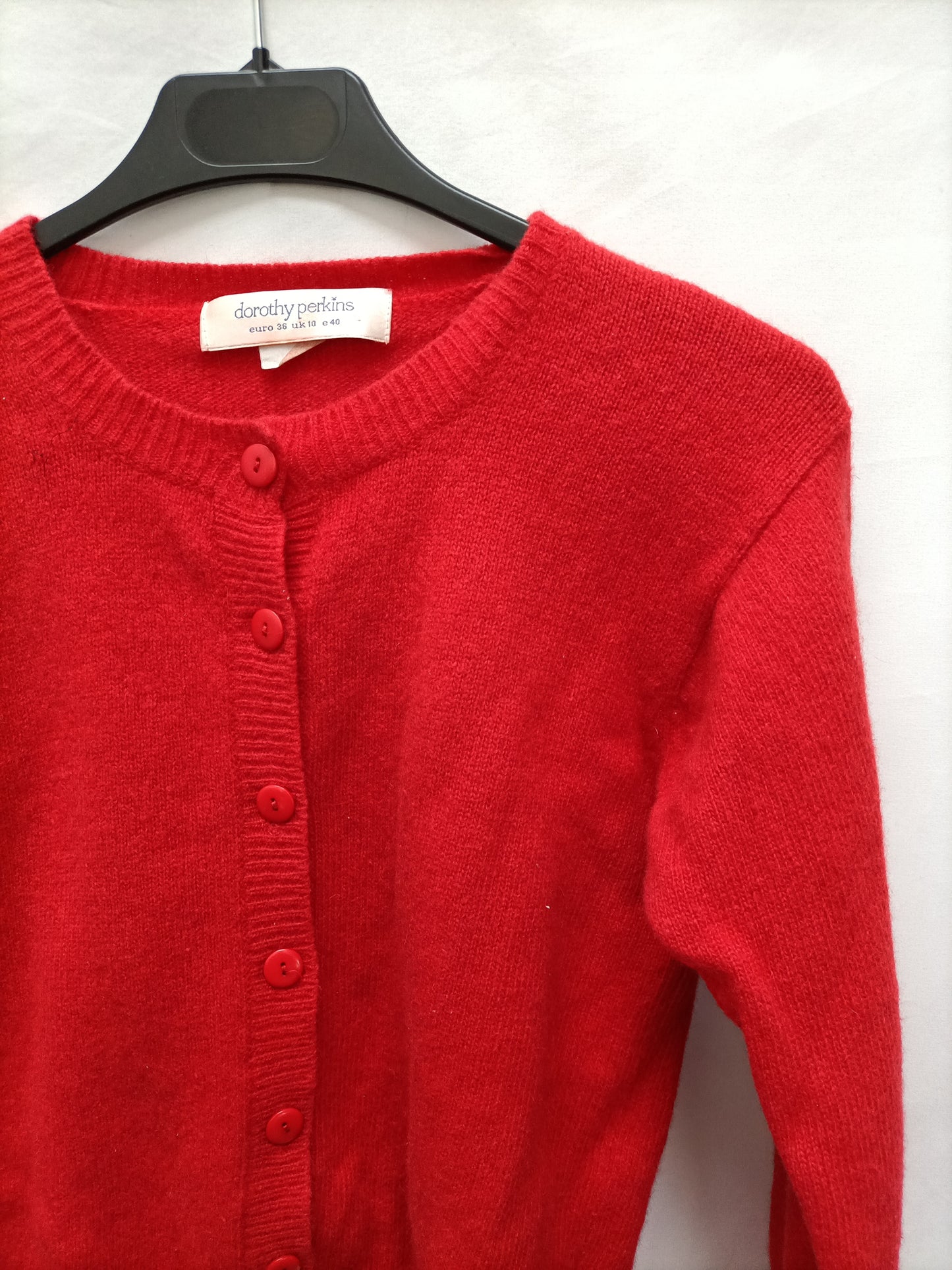 DOROTHY PERKINS. Rebeca cortita roja T.36