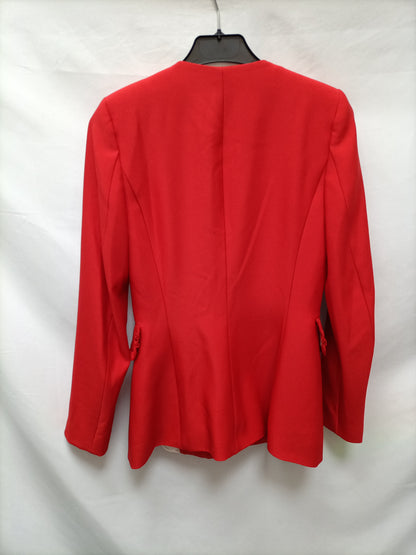 ZARA. Blazer roja volante T.xs