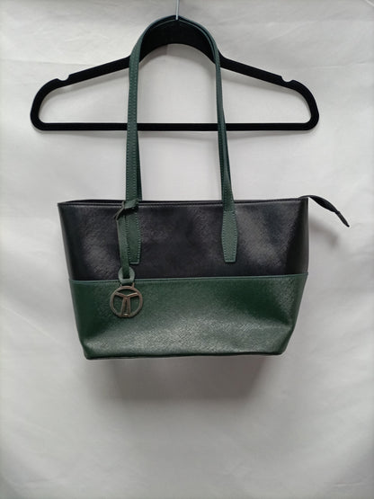 OTRAS. Bolso polipiel bicolor