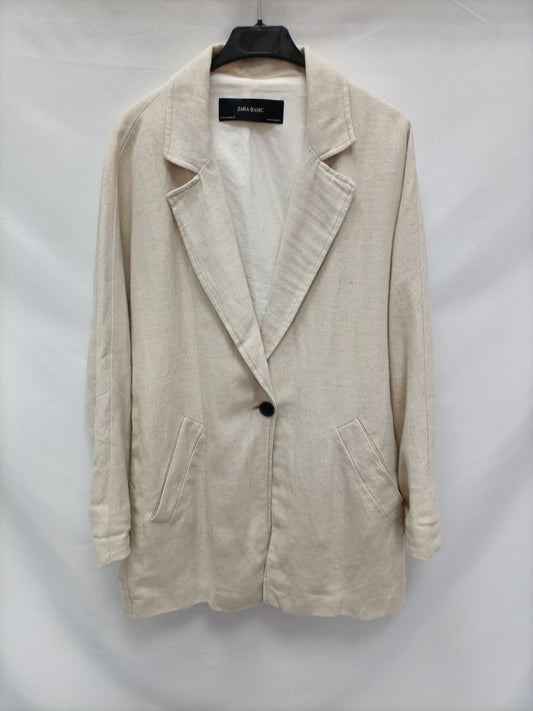 ZARA. Beige thin coat Tm