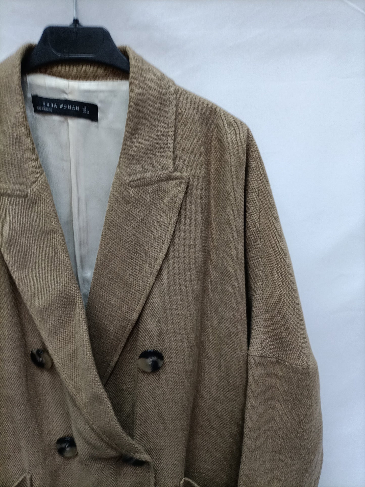 ZARA. Blazer oversized lino  T.m