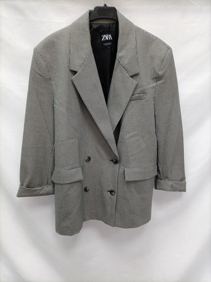 ZARA. Blazer de cuadritos   T.m