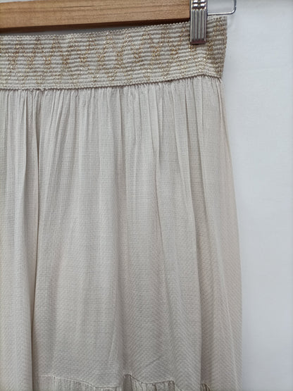OTRAS. Falda beige largs T.u (s)