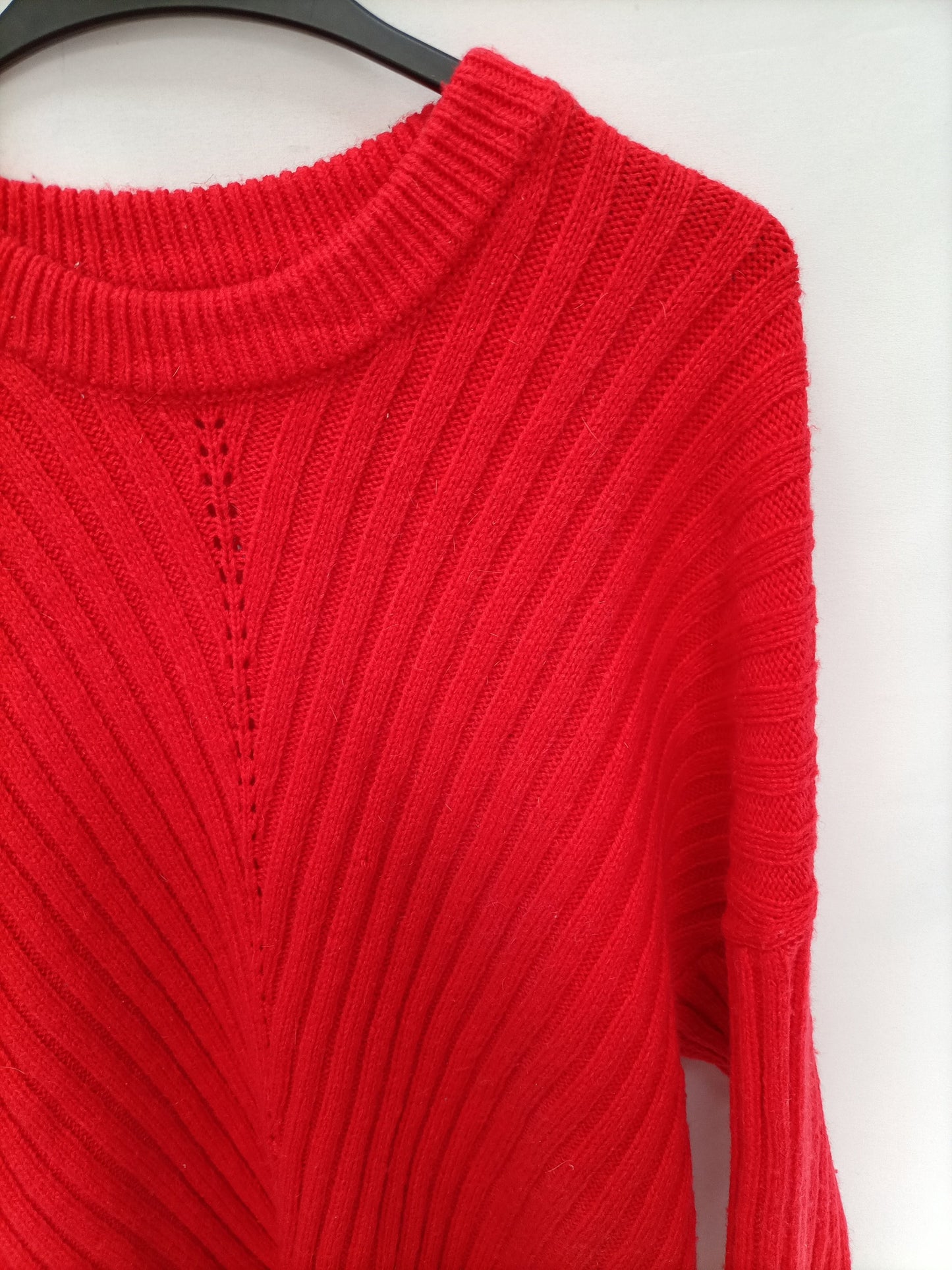 MANGO. Jersey largo rojo T.m