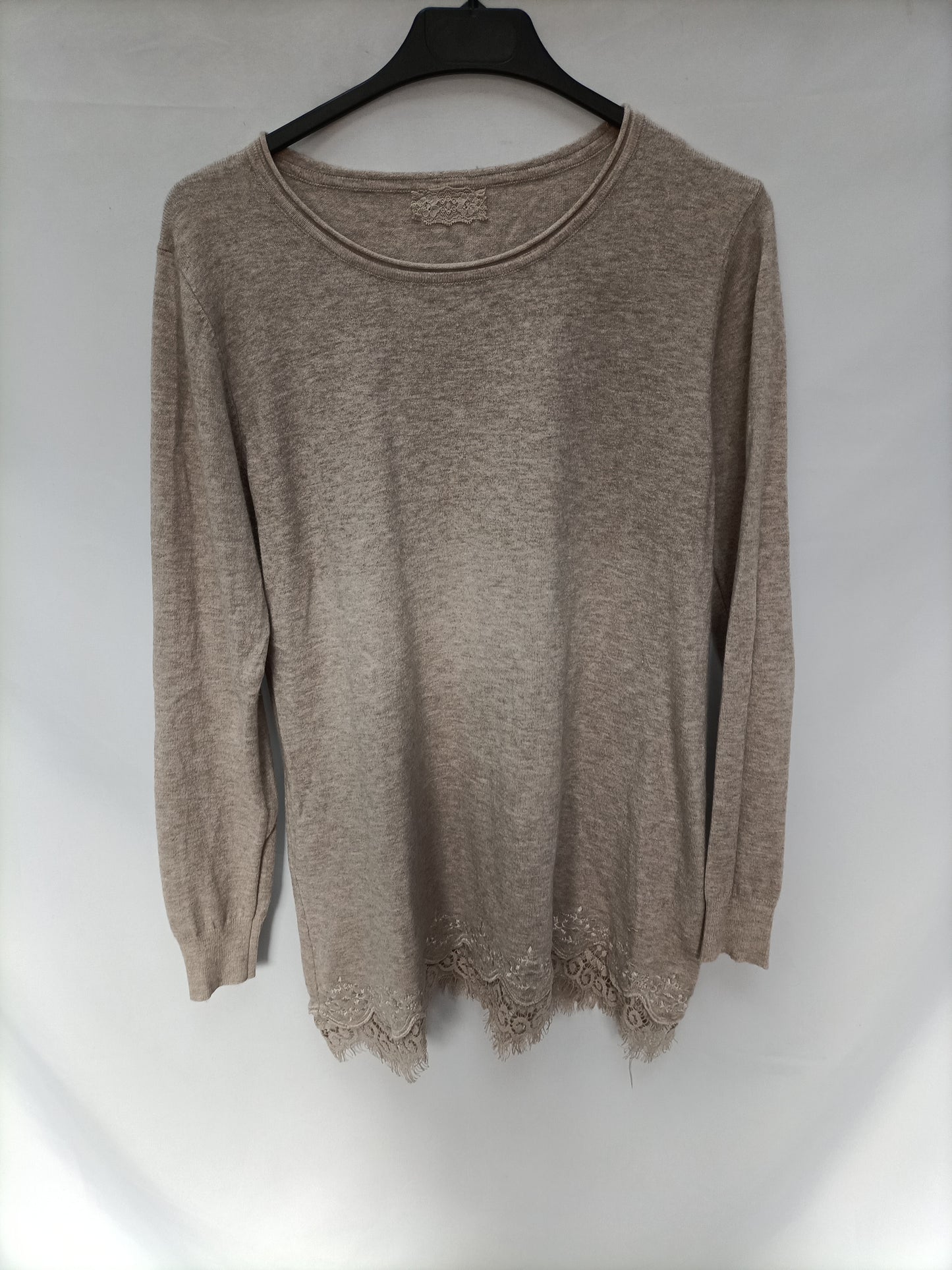 OTRAS. Jersey básico encaje T.u (m)