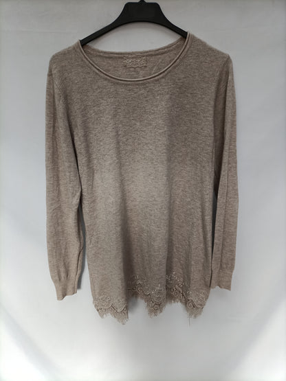 OTRAS. Jersey básico encaje T.u (m)