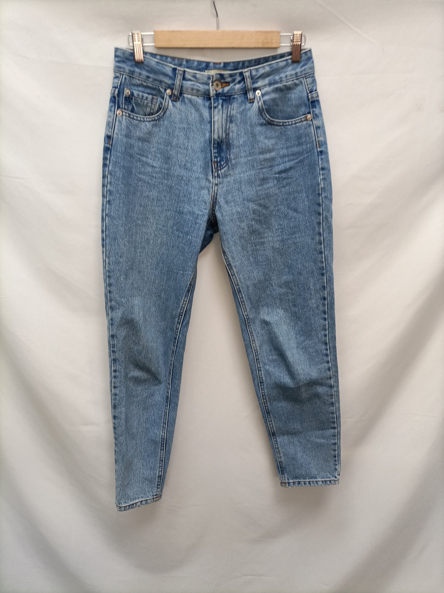 PULL&BEAR. Pantalón denim boyfriend  T.36