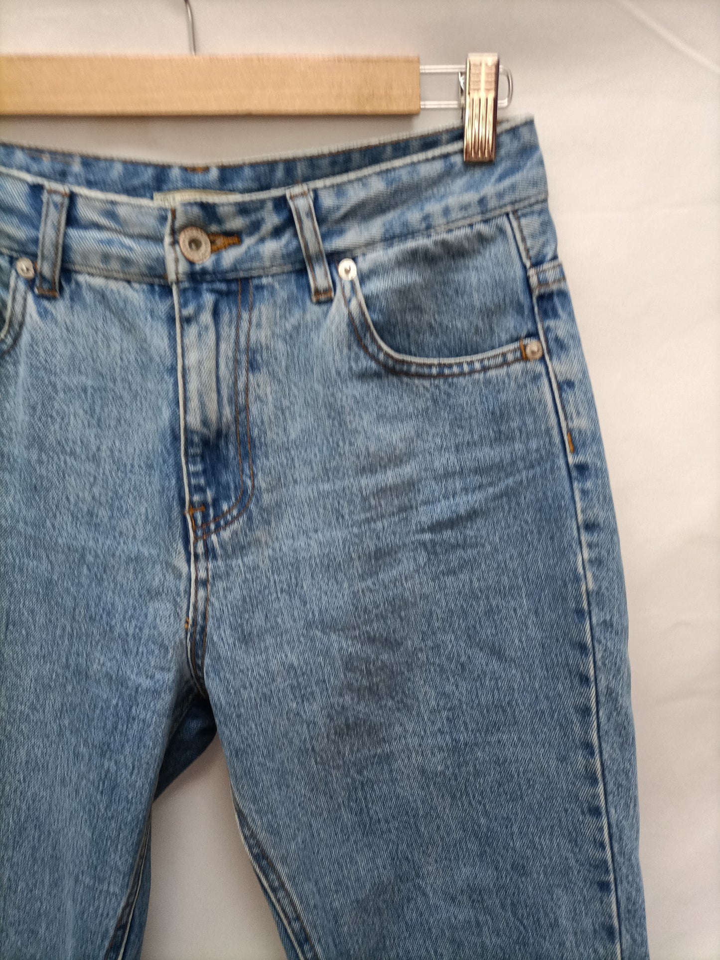 PULL&BEAR. Pantalón denim boyfriend  T.36