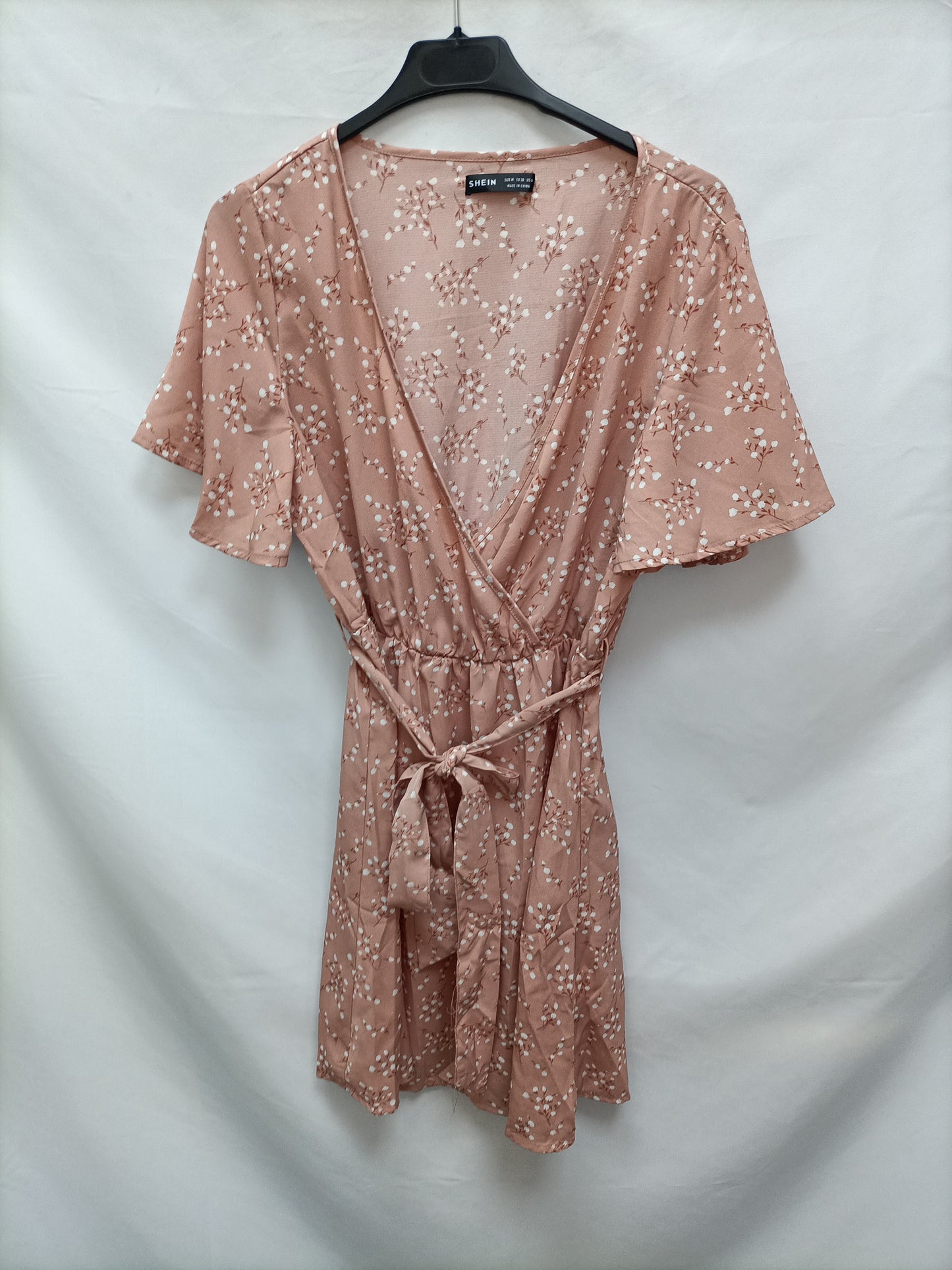 SHEIN. Vestido corto flores  T.M