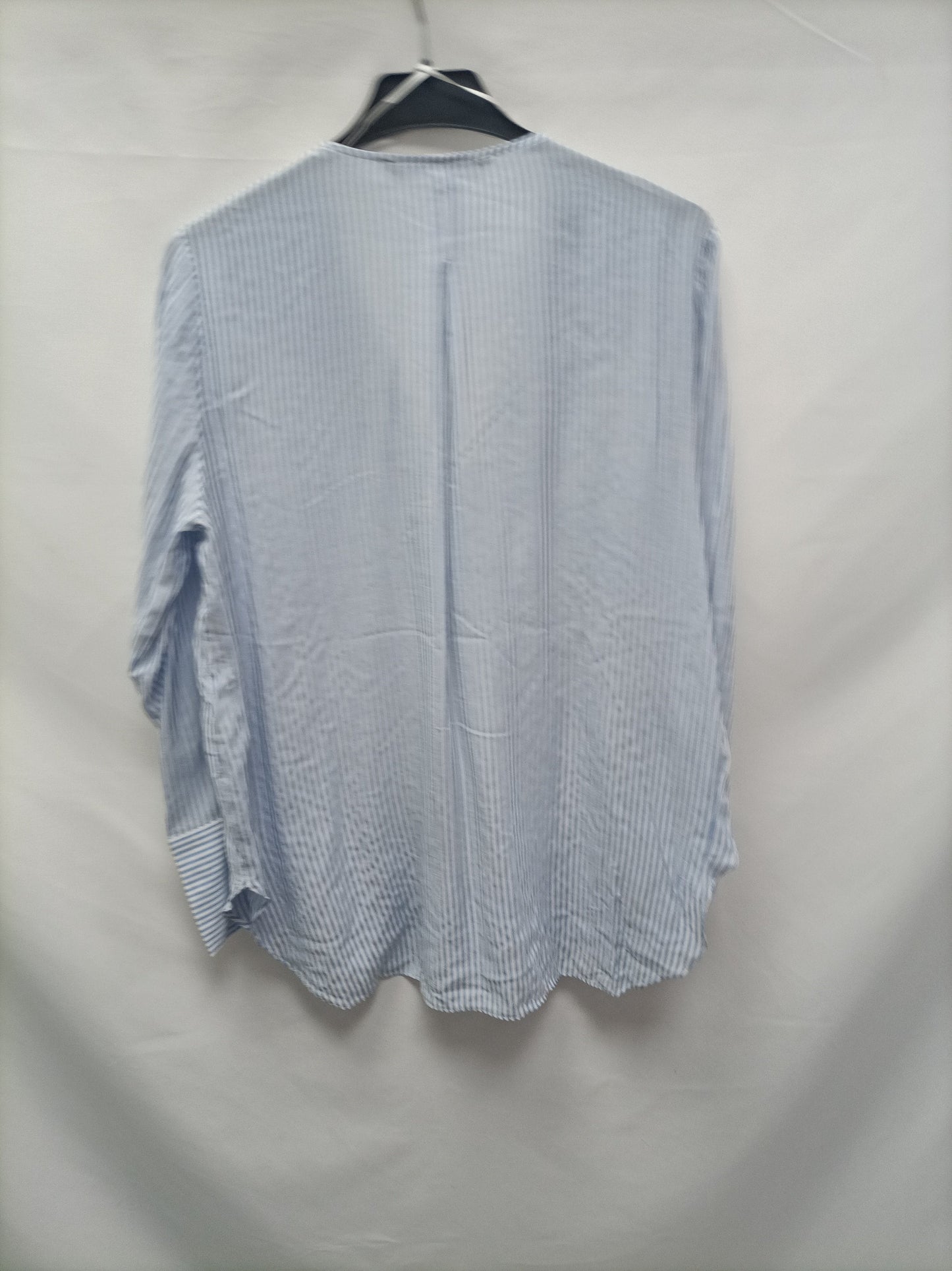 ZARA. Blusa rayas volantes  T.m