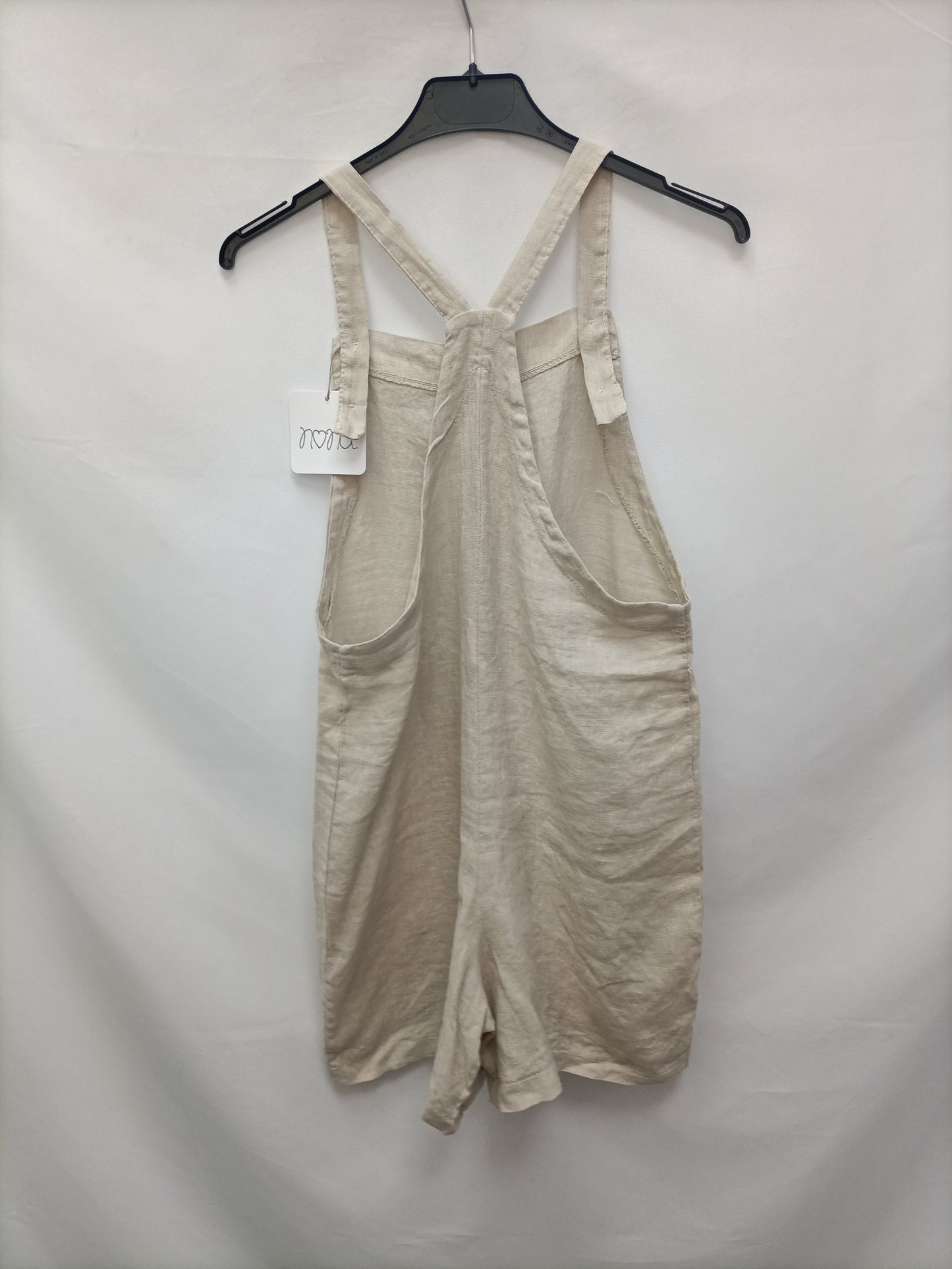 NONA. Mono corto beige lino T.u (36)
