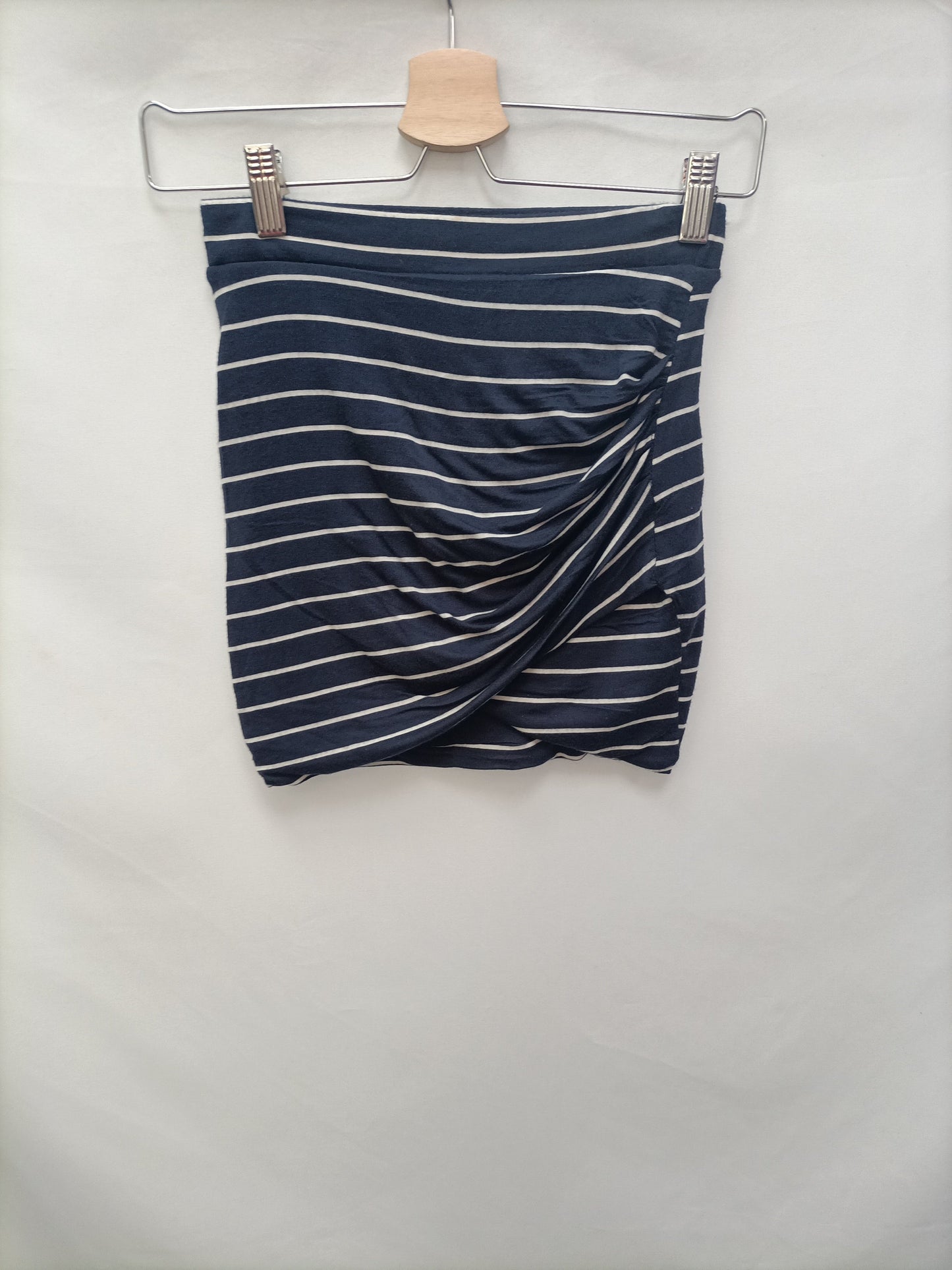 ZARA. Falda rayas elástica T.s