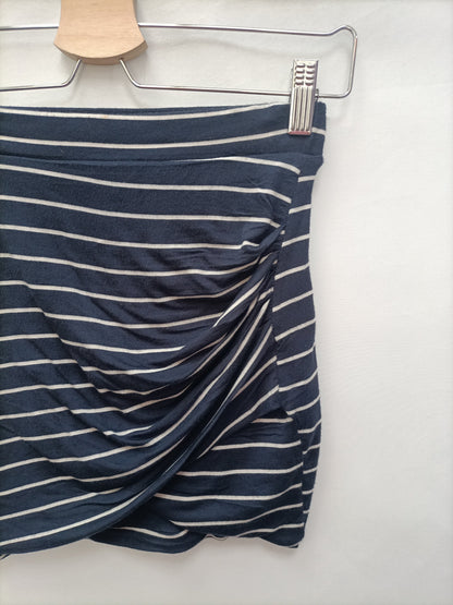 ZARA. Falda rayas elástica T.s