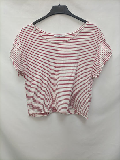 ZARA. Camiseta rayas T.s