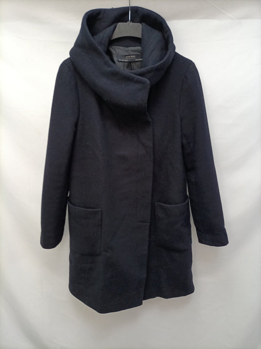 ZARA. Blue Ts cloth coat