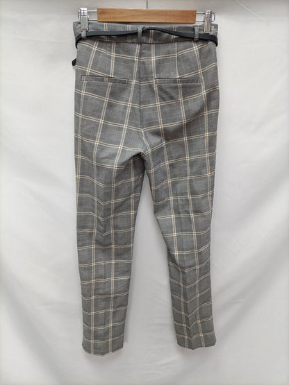 OTRAS. Pantalón cuadros gris  T.u (34)