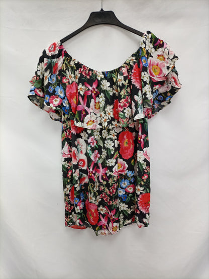 ZARA. Short floral dress Tm