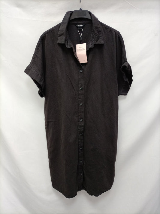 MONKY. Vestido negro camisero T.xs