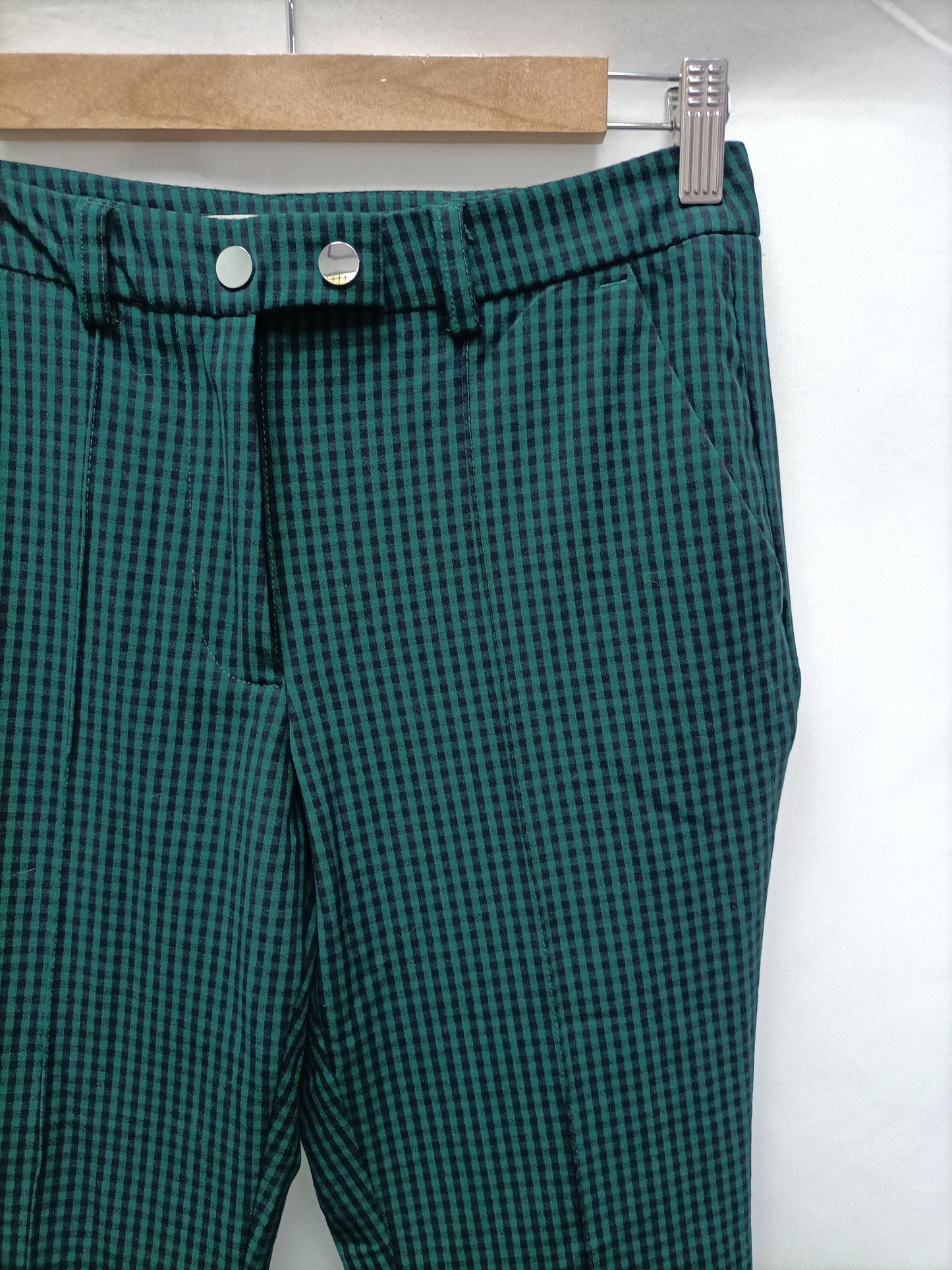 MANGO. Checkered trousers size 34