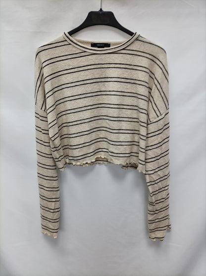 FOREVER21. Jersey rayas T.m