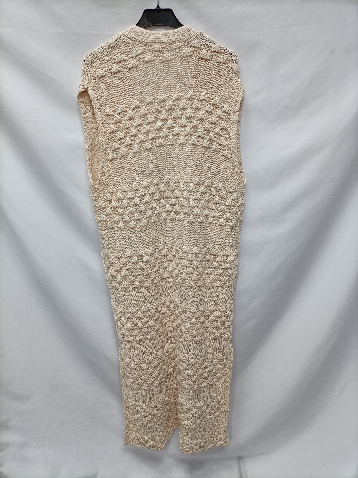 INTROPIA. Long beige vest Ts