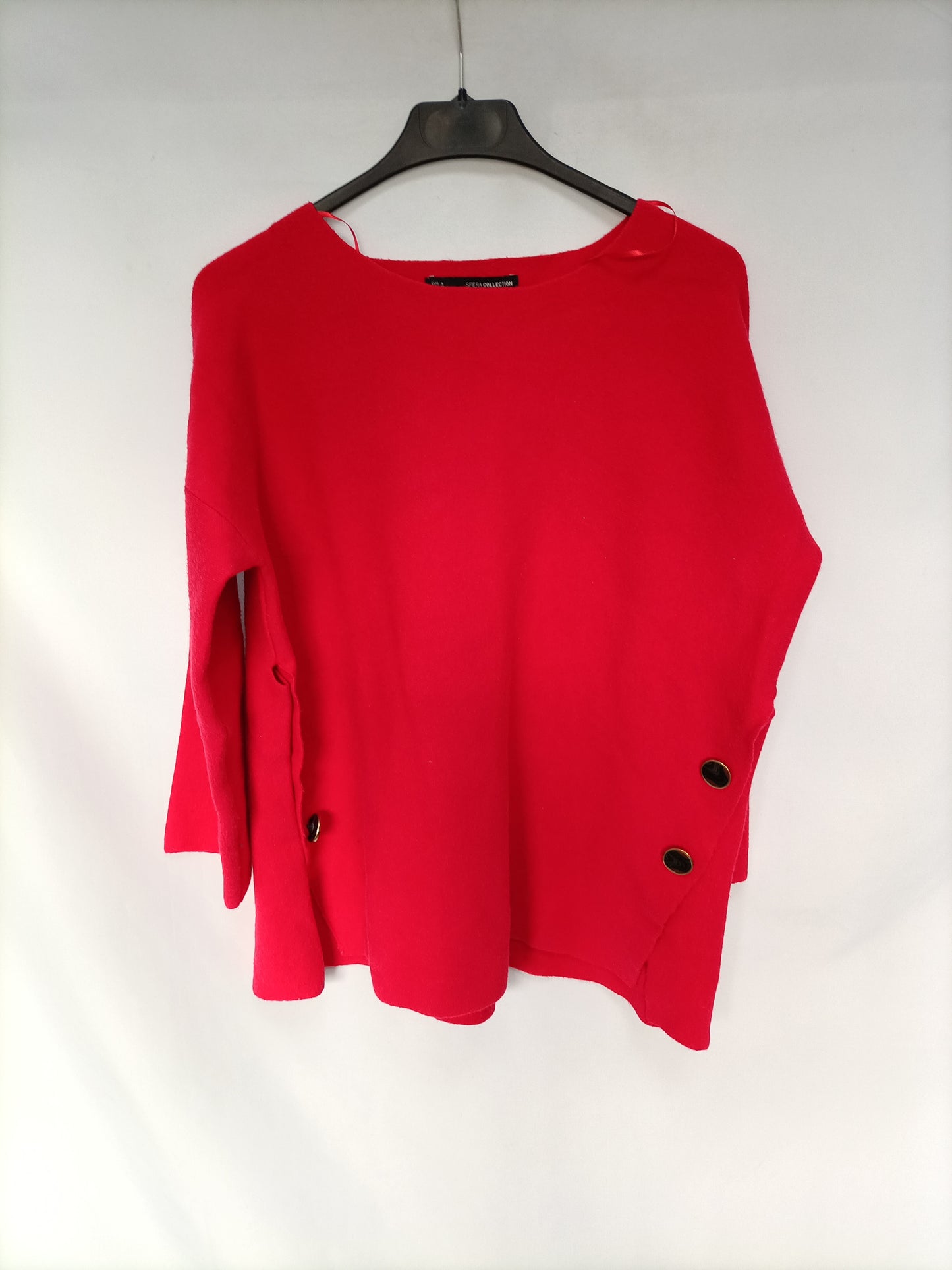 SFERA. Jersey rojo botones T.m