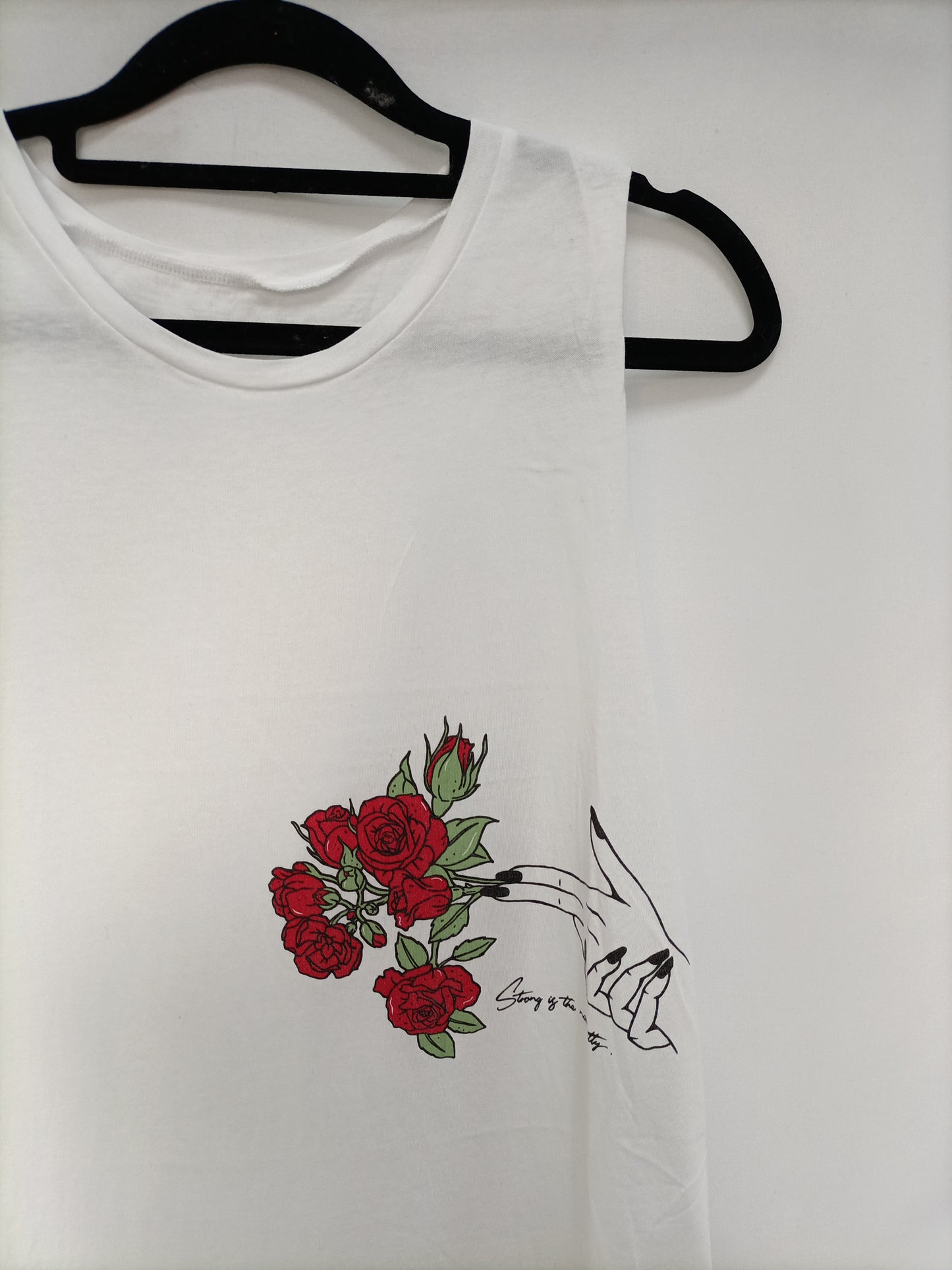 TENEZIS. Camiseta blanca larga T.m