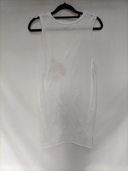 TENEZIS. Camiseta blanca larga T.m